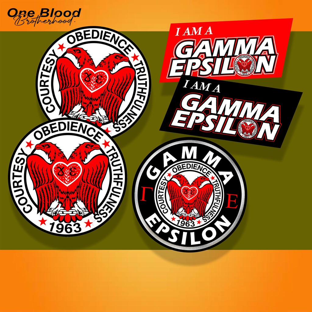 GAMMA EPSILON 5 STICKERS (1 Pack) Shopee Philippines