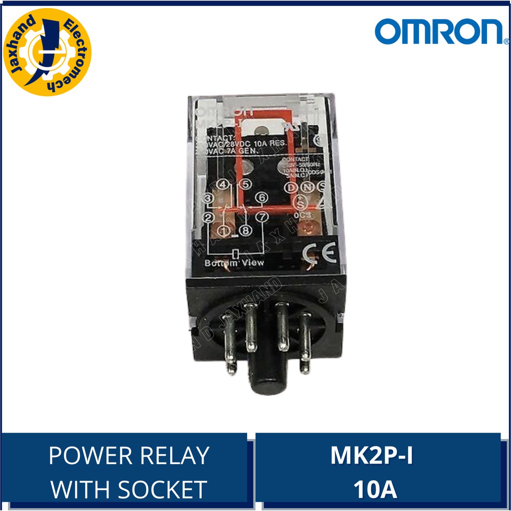 Relay OMRON MK2P-I MK2P DC 24V  8 Pin 10A 250VAC 5pcs 