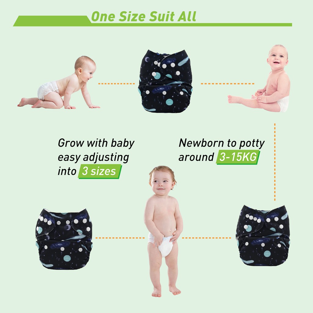 alva baby newborn cloth diapers