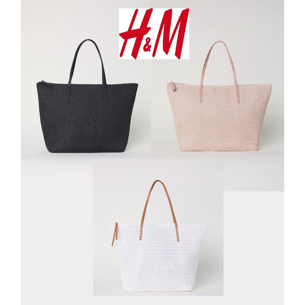 h&m rattan bag