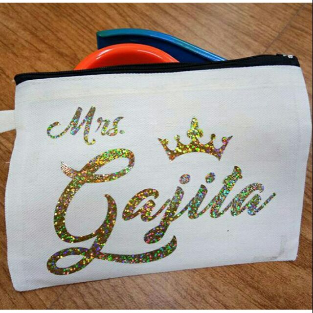 personalized pouch manila
