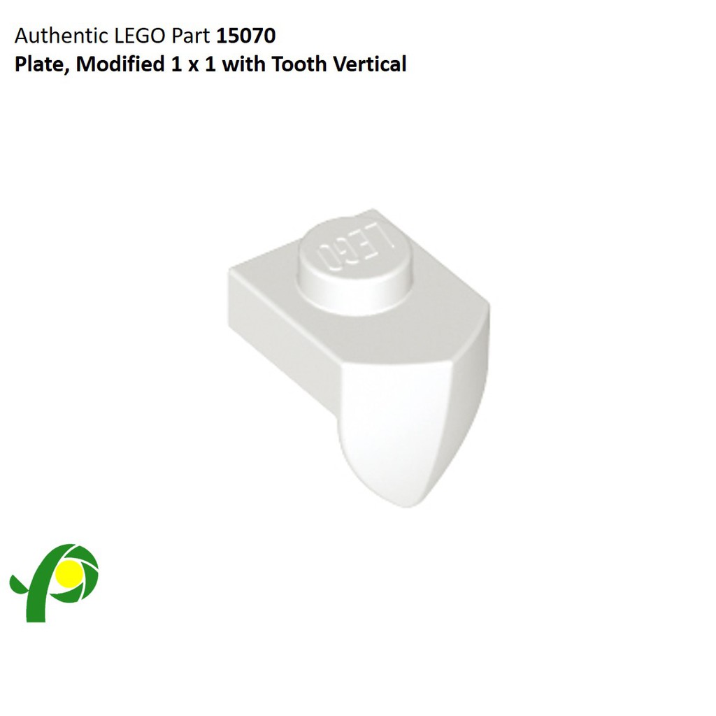 **LEGO 15070 PLATE 1x1 MODIFIED WITH TOOTH VERTICAL CHOOSE COLOUR  ** 