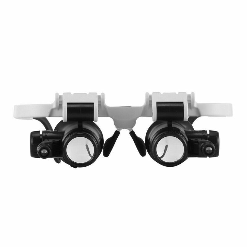 Details about  / Telescope Magnifier Dual Lighting Loupe Binocular Magnifying Glass