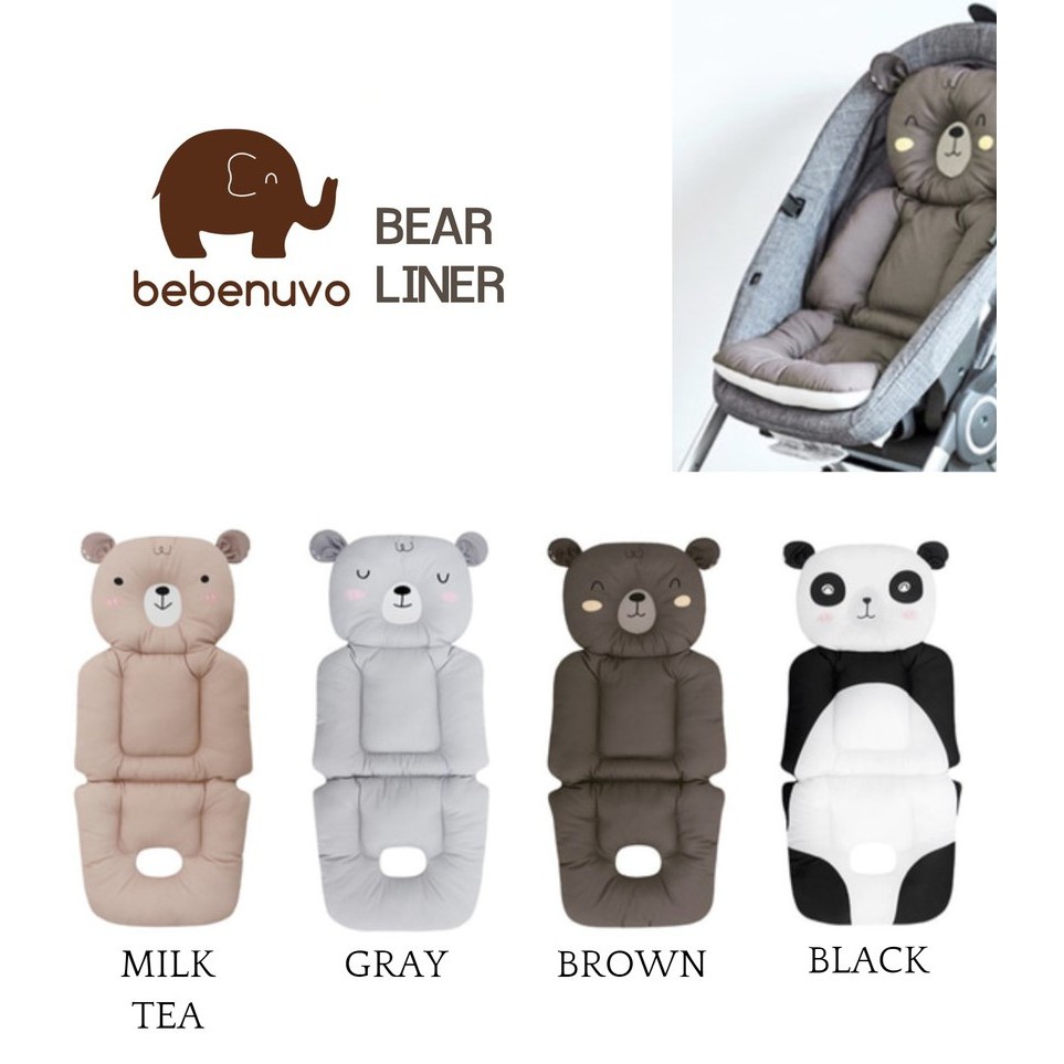 6.6 Promo Bebenuvo bear liner stroller 