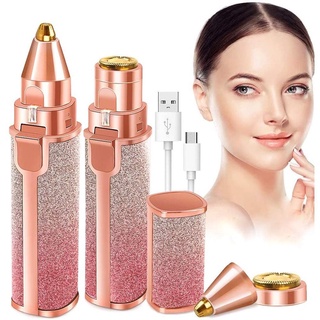 D61- Lipstick Electric Eyebrow Trimmer USB Hair Removal Machine Eyebrow Shaver Mini Facial Epilator
