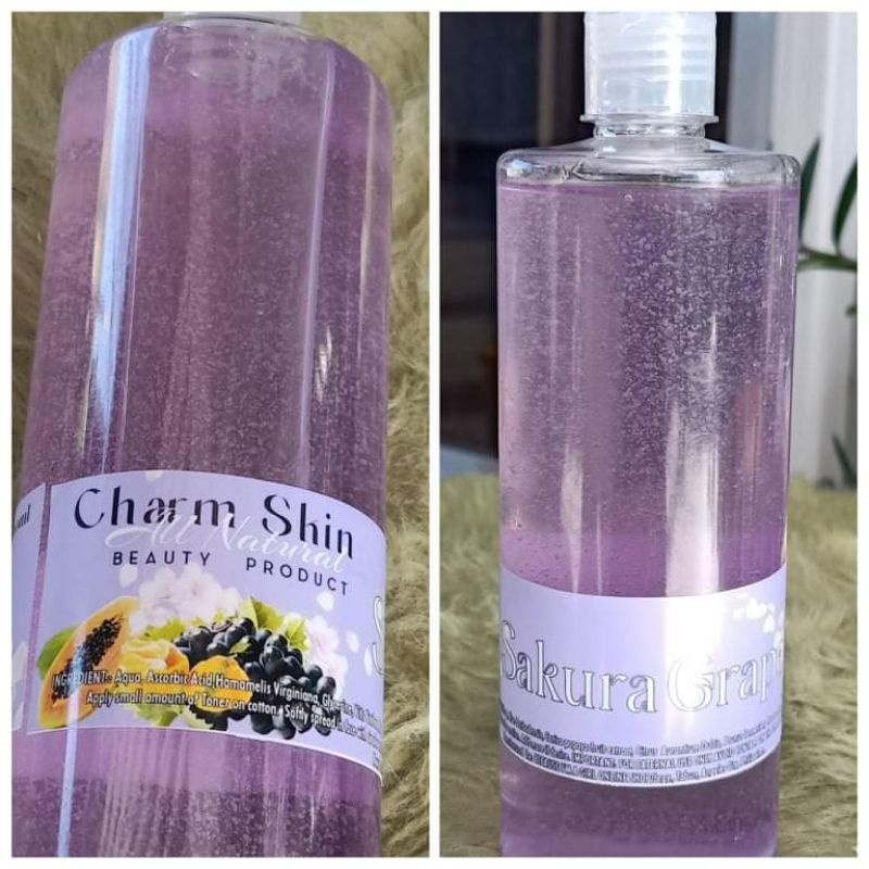 Sakura Grapes Toner with Sakura Extract (500ml) Shopee Philippines