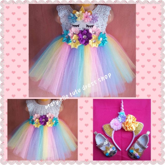 crochet unicorn dress