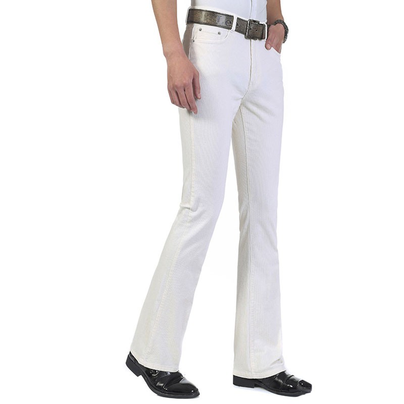 slim white pants