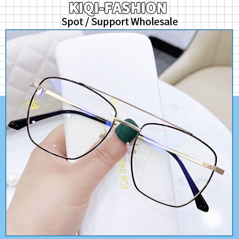 Myopia Eyeglasses Grade 50 100 150 200 250 300 350 400 Double Nose Aviator Glasses Fashion 2297