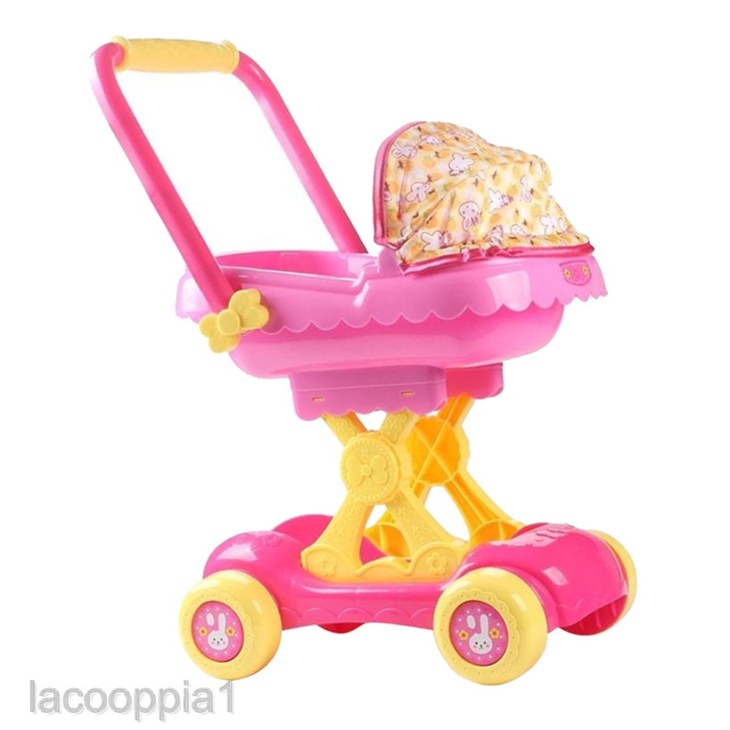 plastic baby doll stroller