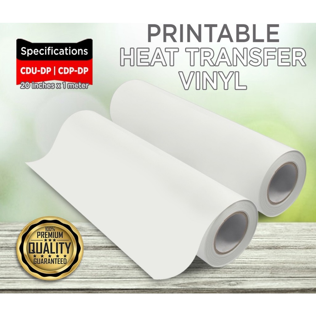 (5 METER)20 inches Eco-solvent Printable Vinyl For tshirt Printing ...