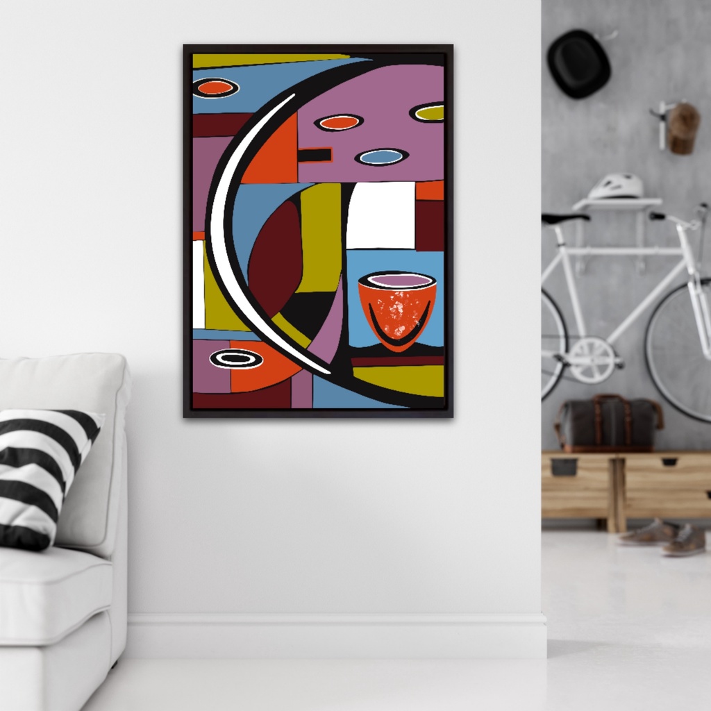 Abstract Wall Art Moroccan Inspired, Laminated or Frame Shopee