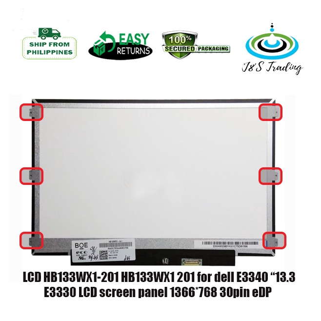 Schermo LED BOE 13.3 HB133WX1-402 30 PIN Originale