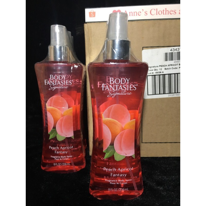 Body Fantasies Signature Peach Apricot Fantasy Body Spray 236ml