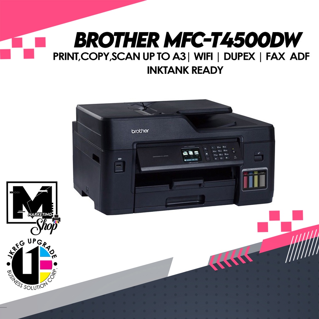 8NXR 【Fast delivery】Brother MFCT4500DW InkJet Printer Shopee Philippines