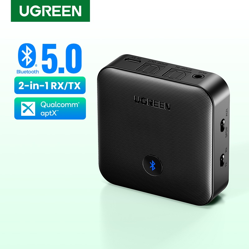 UGREEN Bluetooth 5.0 Receiver Transmitter AptX HD For TV Headphone ...