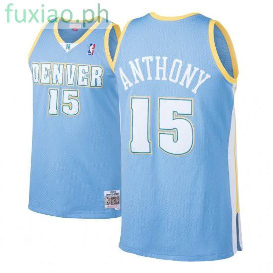 حلاقة شباب NBA Jersey Men's Denver Nuggets #15 Carmelo Anthony 2003-04 ... حلاقة شباب