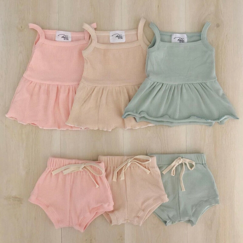 baby girl clothes with ruffles