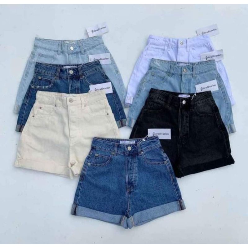 denim shorts