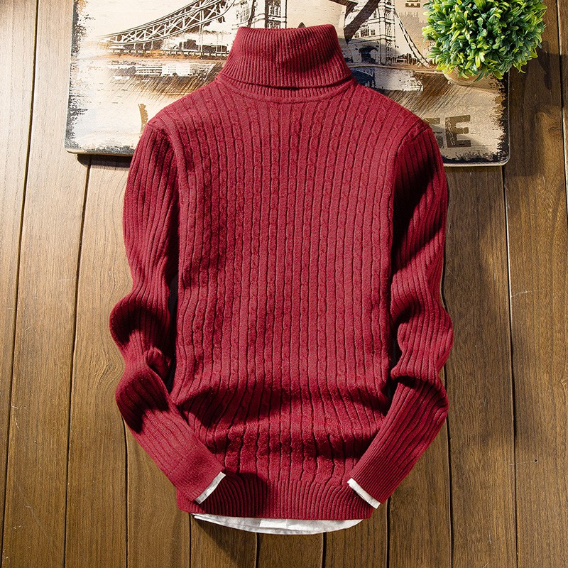 red pullover men