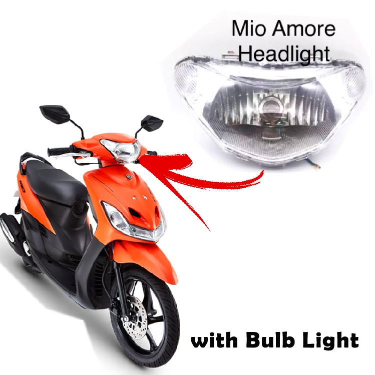 Mio Sporty S40 Motorcycle Yamaha Mio Amore Headlight Assy with Bulb