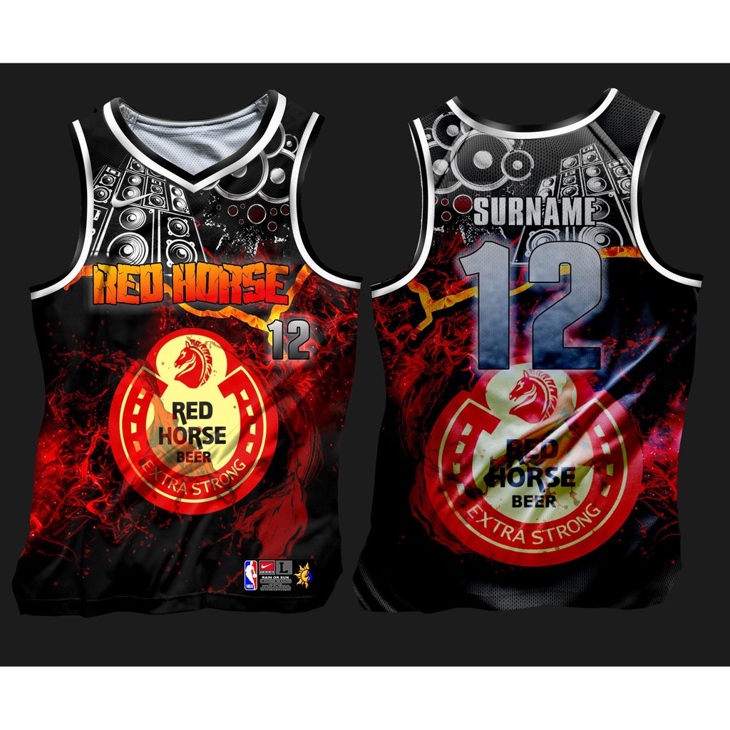 RH 01 basketball jersey free customize name and number only full