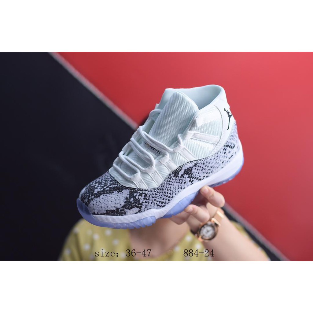 snake print jordan 11