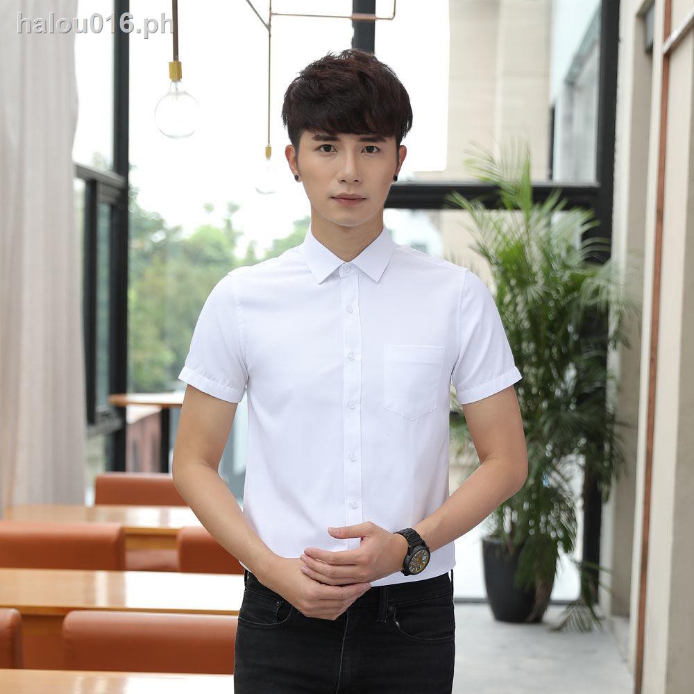 men's cotton half sleeve white formal shirt