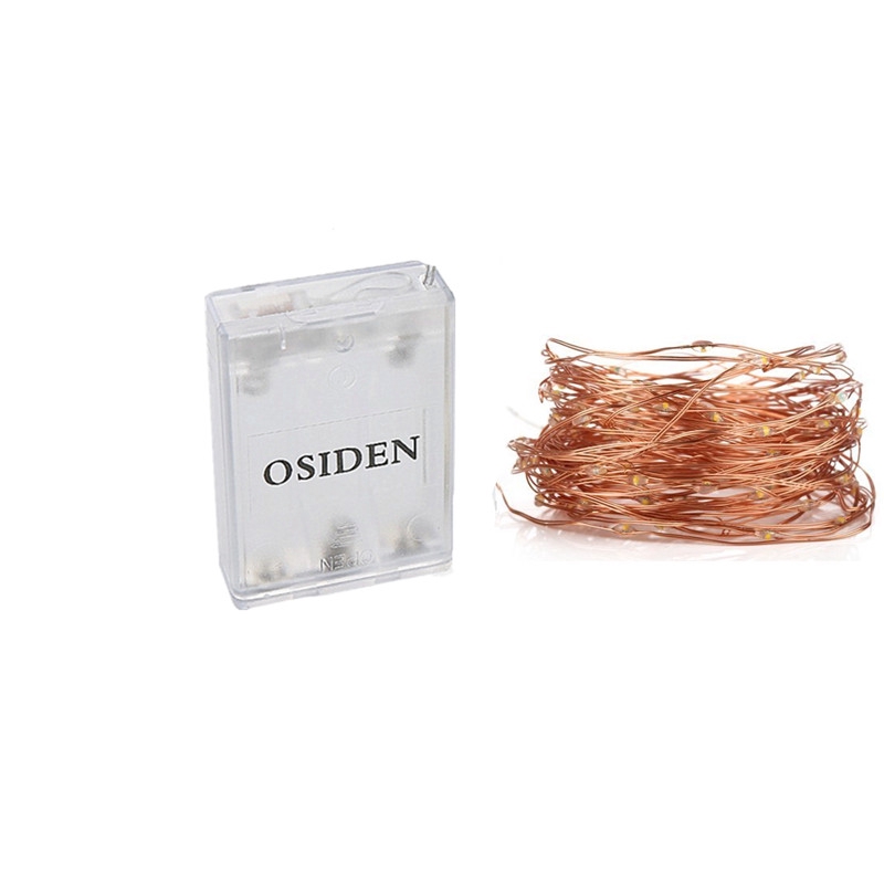 10M 100LED copper Wire Battery LED String Light with Remote Controller For party Fairy Light