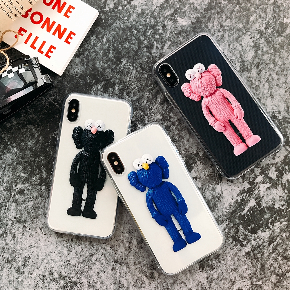 Sesame Street Elmo Kaws Soft Case For IPhone Xs Max XR 8Plus