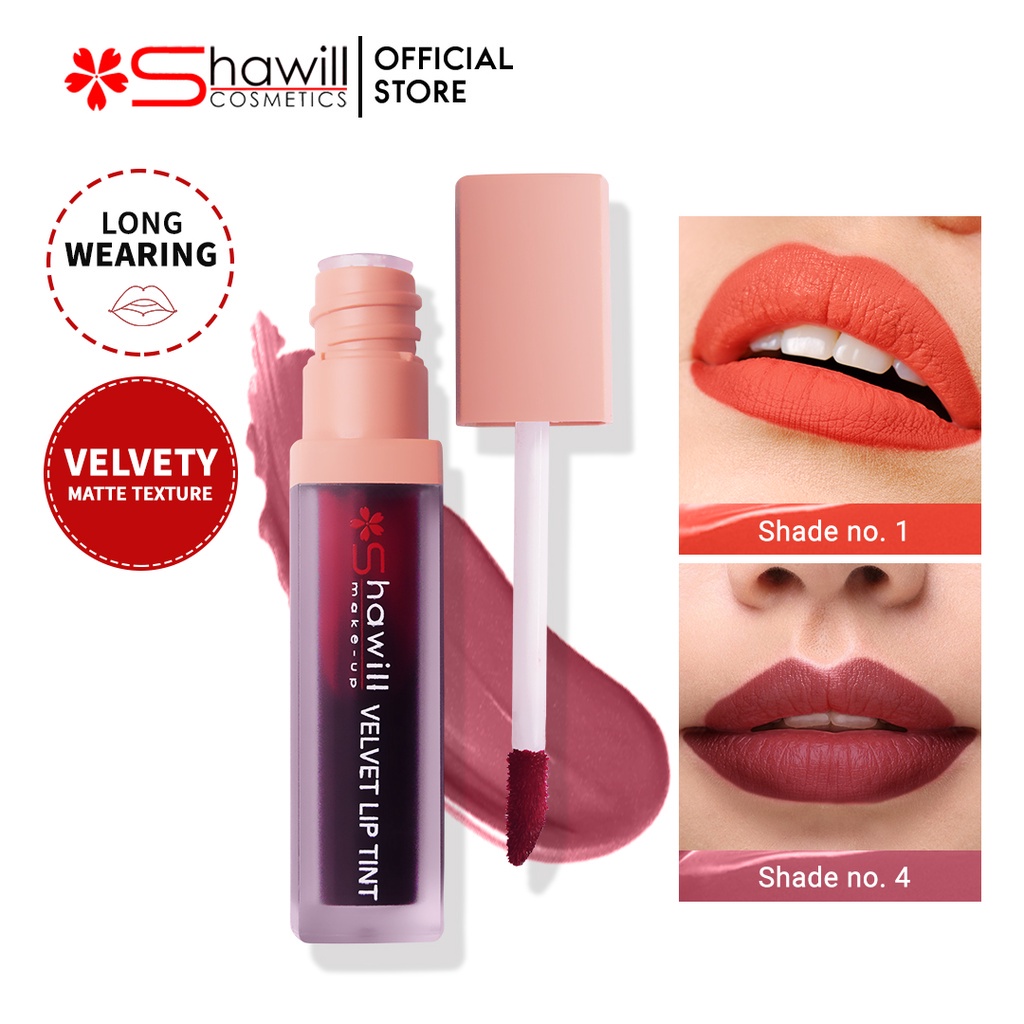 Shawill Waterbase Velvet Lip Tint 6.6g liptint long lasting waterproof