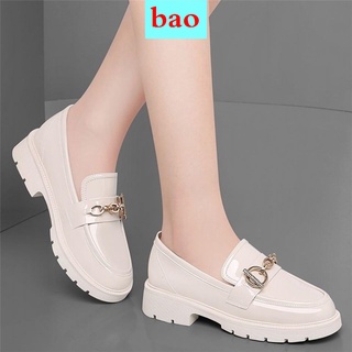 Zhuo Shini Recommended Real Soft Leather Loafers, Women's Flat Shoes, 2021 New Patent Leather Women'