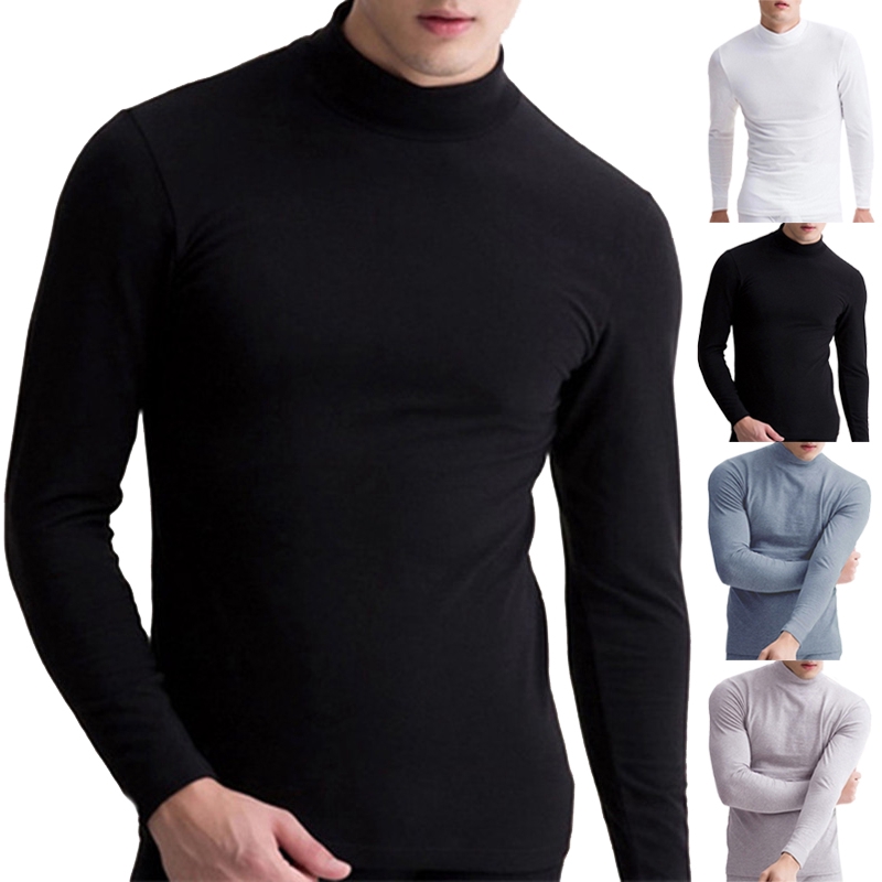 turtleneck t shirt mens
