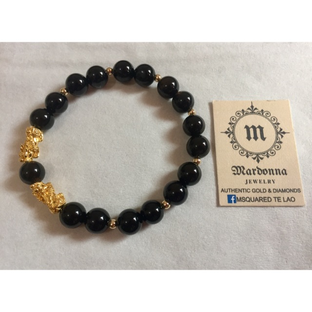 24k HK Gold Piyao Beads Bracelet | Shopee Philippines