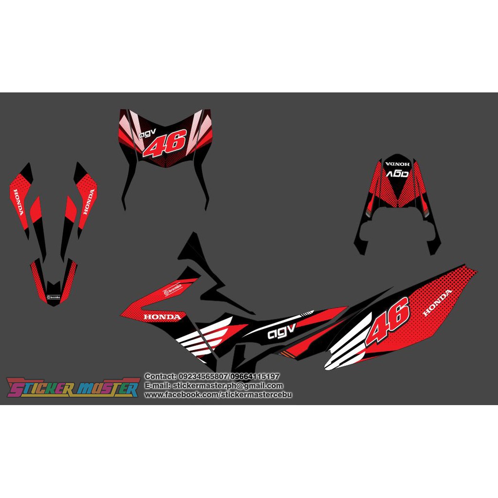 30 Honda Xrm 125 Fi Sticker Design | Mrsfivecent