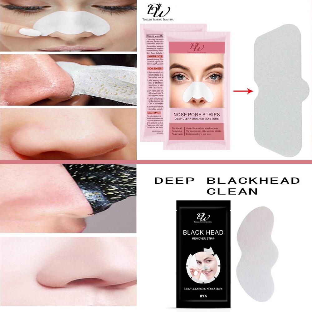 DW Nose Pore Strip Black Head Remover Pink Mask/DW Black Head Remover