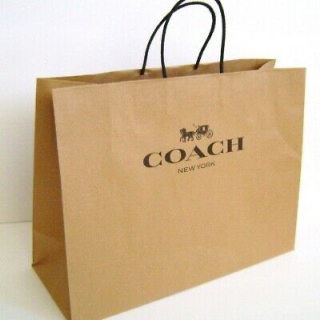 Authentic Coach Paper Bag and Dust Bag | Shopee Philippines