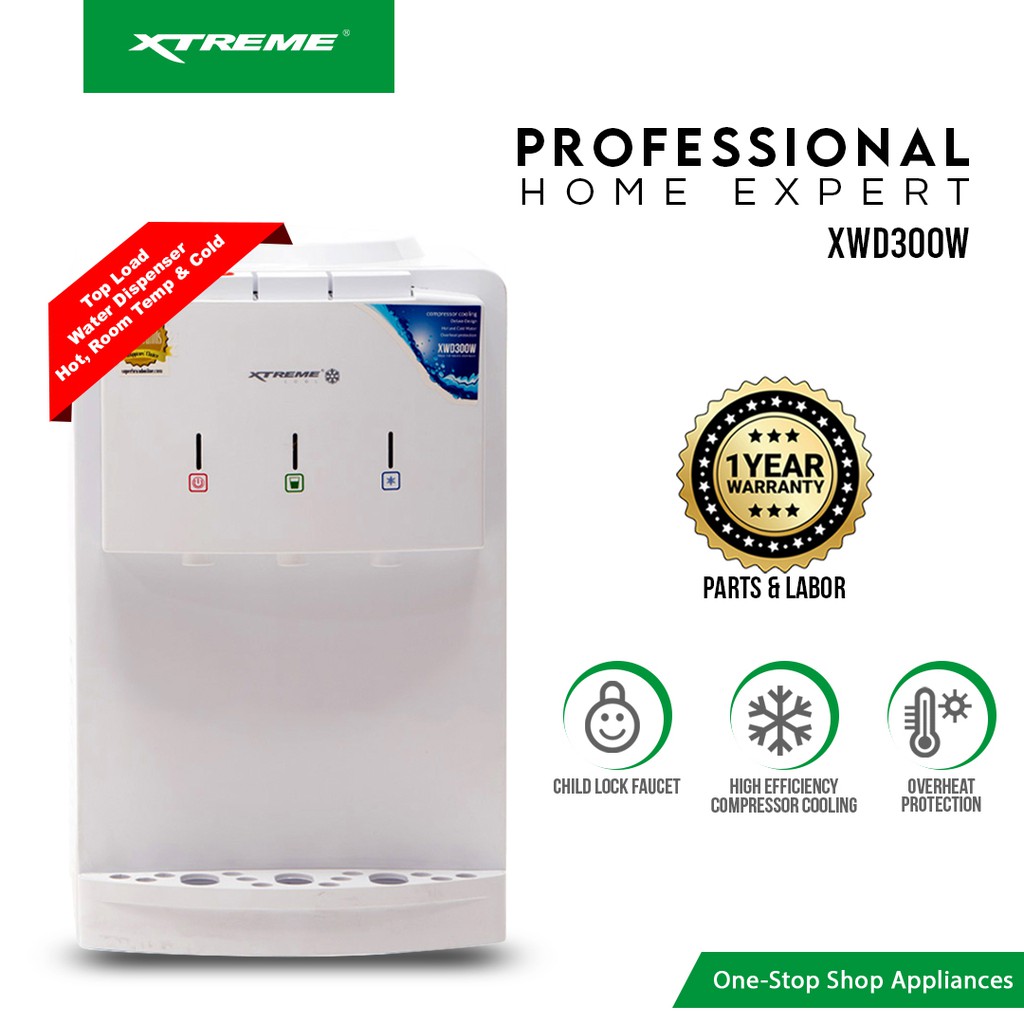 XTREME COOL Table Top Water Dispenser (XWD300W) Shopee Philippines
