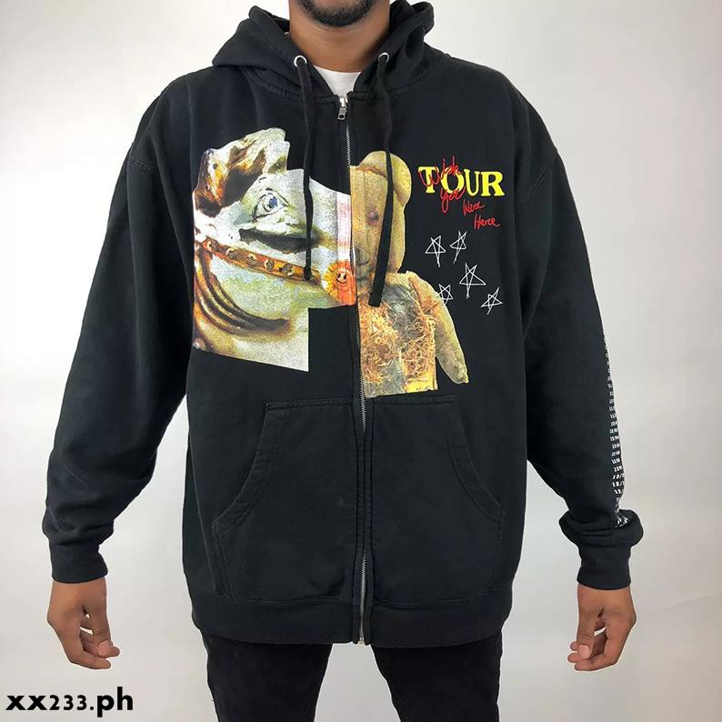 astroworld hoodie grey