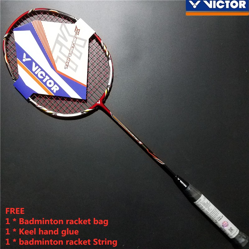 &@ Original Victor Badminton Racket THRUSTER K8000 Carbon Fiber Single ...
