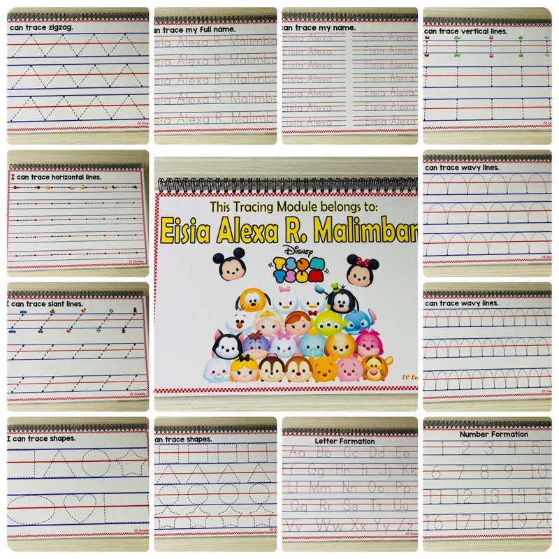 Tracing Module # 1 Laminated Tracing Workbook | Shopee Philippines