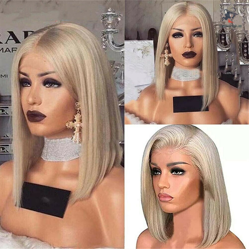 blonde long bob wig