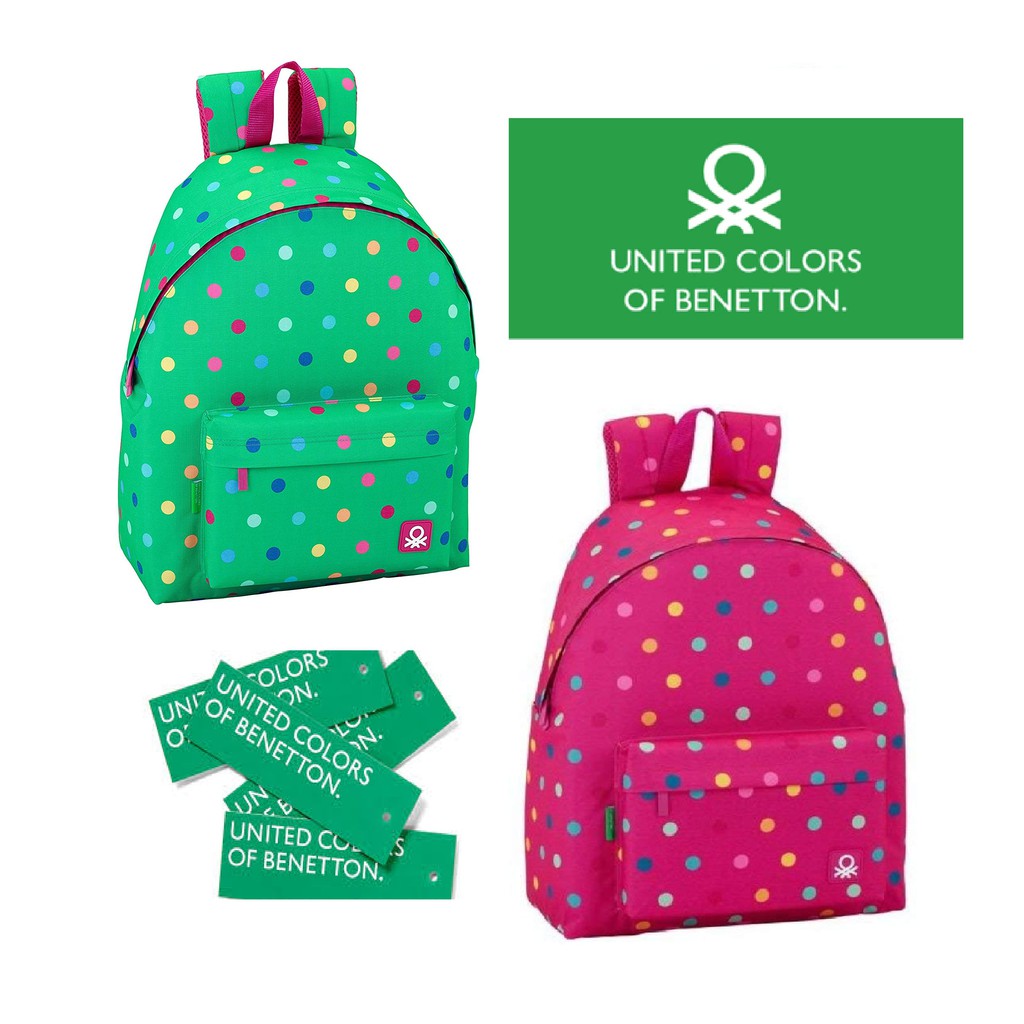 united colors of benetton school bags