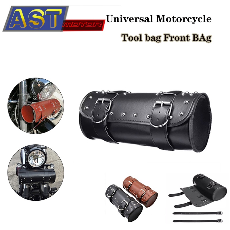 Motorcycle Saddle Bag PU Material Waterproof Toolkit Moto Front Packet