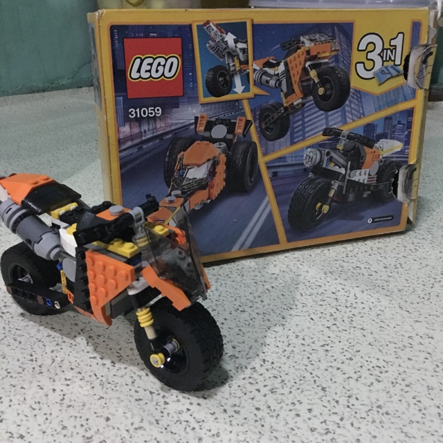 lego creator sunset street bike