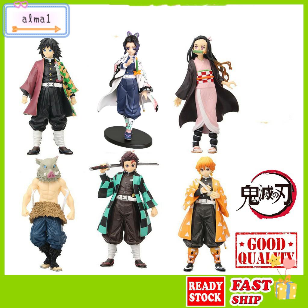 Alma Action Figures Collect Kimetsu Hashibira Demon Slaye Anime Pvc Model Zenitsu Agatsuma Nezuko Tanjirou Inosuke No Yaiba 186