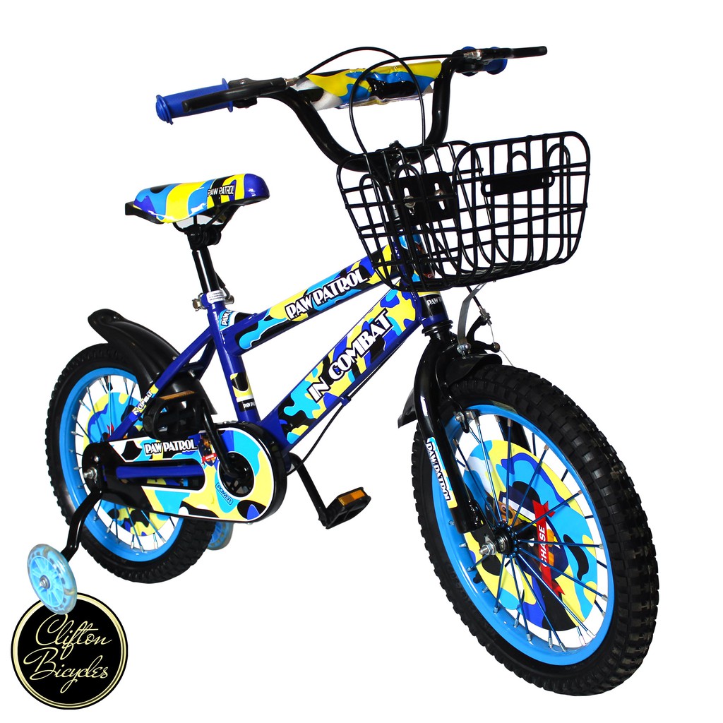 paw patrol bike with handle