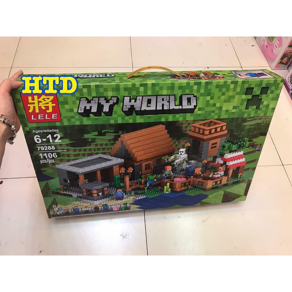shopee lego minecraft