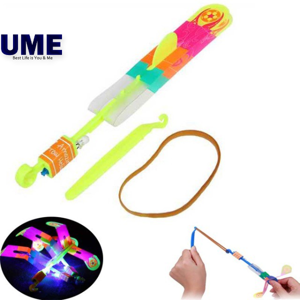 arrow helicopter led flying toy