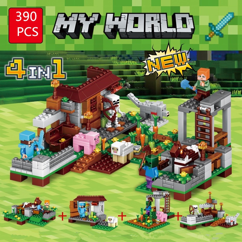 24 Hour Ship Minecraft Series Building Blocks Tree House Fortress Lego